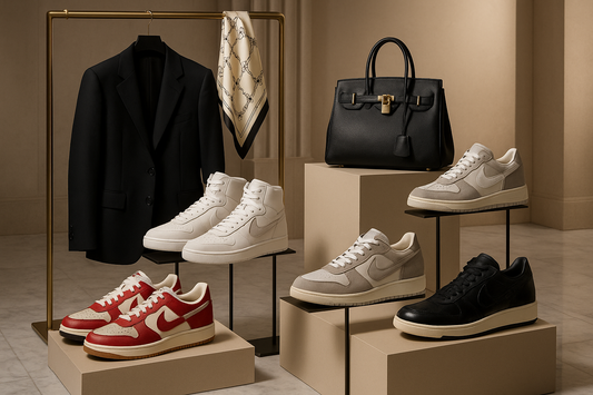 Luxury clothes and sneakers designer brands